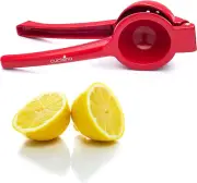 Lime Squeezer - Aluminum Citrus Juicer Red