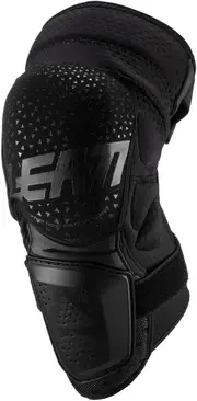 Leatt 3DF Hybrid Motocross Knee Protectors, black, Size S M for Men