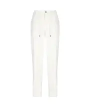 Peserico Drawstring Relaxed Fit Pants 46,50 white