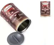 Diverstion Safe Can Roast Beef Hash Kitchen Cupboard Hide Cash Hidden Stash