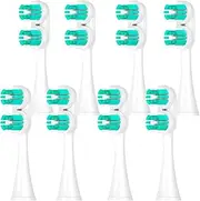 8 Pack Compatible with Spinbrush Pro Clean Toothbrush Replacement Brush Heads,for Spinbrush Pro Clean Toothbrush, Medium Bristles