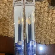 Brush Set Value Pack Sable 3/Pkg-Round 1,3,5 3/0,2/0,0 As Pictured Combo Set