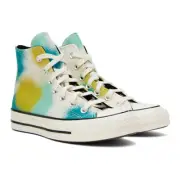 Converse Chuck 70 Hi Tie Dye Spray Pain Sneakers - Men’s Size 9.5