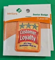 Girl Scout Senior badge: Customer Loyalty (retired)