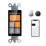 L9-HF LCD Smart Ceiling Fan Light Switch Combo, Smart Fan Switch Customized 3...