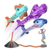 Toddler Outdoor Dinosaur Rocket Launcher Blasters Toy