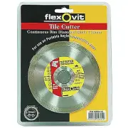 Flexovit CONTINUOUS RIM DIAMOND TILE CUTTER BLADE 22mm *AUST Brand-115 Or 125mm