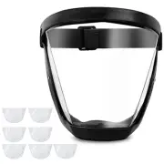 Face Shield for Grinding and Cutting,Anti-fog Protective Full Face High-Defin...