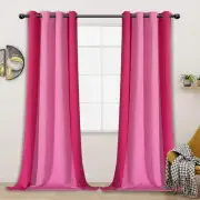 Lordtex Blackout Curtains, 52 x 84, Pink NEW! USA Shipping