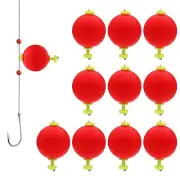 10 Pieces Fishing Bobbers Unweighted Fishing Bobber Floats Foam Fishing Float...