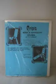 Vintage Gripit Book and Accessory Holder ATTACHMENT Needlework Book Holder 1984