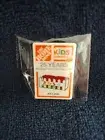 HOME DEPOT KIDS WORKSHOP PICKET FENCE PLANTER PIN *NIP*