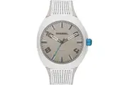 Diesel Men's DZ1884 Stainless Steel Silicone Quartz Wristwatch - 10 ATM Water Resistant - Official Box Included