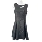 NWT Mac Duggal Faux Vegan Leather Mini Cut-Out Dress size 4