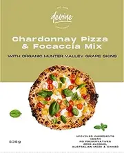 Devine Connoisseur Chardonnay Pizza and Focaccia Mix - Vegan, Zero Alcohol and Waste, Prebiotic Pizza Dough Premix with Grape Skins and Seeds Flour - High Fiber Bread and Pizza Base Mix - 535g