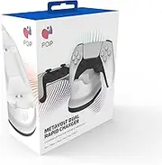 PDP METAVOLT PS5 Dual Charger White for Sony PlayStation PS5 - PS4, Officially Licensed