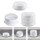 Microwave Steamer for Cooking Compact Steamer Bowl for Meats Vegetables Fishes