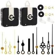2 Pack Silent Sweep Clock Movement with 4 Pack of Small Hands,Wall Clock DIY ...