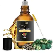30ml Organic Castor Oil | Glass Roll-on Bottles– Pure Cold-Pressed Oil for Hair, Skin, Eyelashes & Eyebrows | Promotes Natural Growth & Hydration, natural beauty solution | Australia