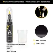 Touch Up Paint For Subaru All Models 65K Dark Purple With Polish Paste