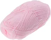 DOITOOL 50g Milk Cotton Yarn Giant Chunky Hand Knitting Yarn Fluffy Cotton Wool for Sweaters Hats Scarves DIY (Light)
