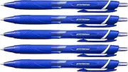 Uni-Ball Jetstream Colours SXN-150C - Retractable 0.7mm Rollerball Pens - Blue - Pack of 5