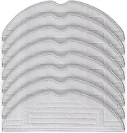 YBVABE Mop Pads for Roborock S7 MaxV Ultra / S7 MaxV Plus / S7 MaxV / /S7 Pro Ultra / S7 / S7+ / S8 / S8+ Series Robot Vacuum - 8Pcs Microfiber Mopping Pad Replacement Accessory
