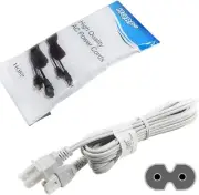 10ft White AC Power Cord for Sony PlayStation 4 / PS 4 Slim Gaming Console Cable