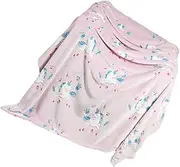 HAWILLOSCH Cozy Cartoon Flannel Blanket for Boy Girl Soft Warm Nap Blanket for Crib Bedding Afternoon Naps Cute Design for Home Travel More