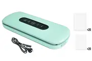 Smart Touch Vacuum Sealer with 40 Bags - -60kPa Suction Multi Function for Meat/Fish/Camping - Automatic Sealing BPA-Free ABS Anti-Leak Design
