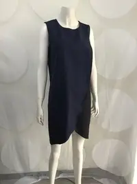 在飛比找Yahoo!奇摩拍賣優惠-【 媽媽咪 】ZALORA藍無袖 洋裝／S