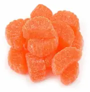 Orange Jelly Slices Candy 2 LBs Bulk Soft Candies FREE SHIP!