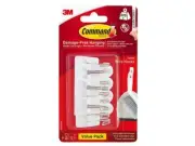 Command� - White Wire Hooks (Pack 9)