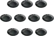 Set of 10, Ichin Black Glaze 3.5 Plates [4.7 x 0.7 inches (12 x 1.8 cm) | Setomonohonpo