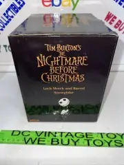 NECA The Nightmare Before Christmas Lock Shock And Barrel Snowglobe NEW