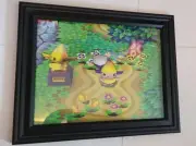 Animal Crossing Pin-up # 1 FRAMED Debt FREE!!! Nintendo GameCube 2001