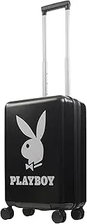 [Ful] Playboy 22.5 Inch Carry-On Luggage, Hardshell Rolling Suitcase with Spinner Wheels, Black, Medium, Black, Medium, Playboy 22.5 Inch Carry-on Luggage, Hardshell Rolling Suitcase With Spinner Wheels