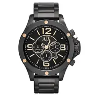 在飛比找蝦皮商城優惠-A│X Armani Exchange 重裝軍風三眼計時腕錶