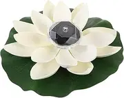 POPETPOP Solar Powered Lights Led Garden Decor Floating Water Lily Pad Outdoor Pool Landscape Lighting