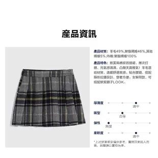 Gap 女童裝 A字百褶短裙-灰色格紋(889265)