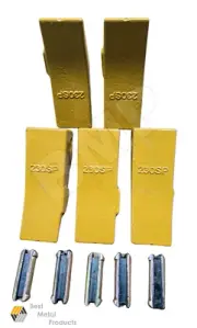 (5) 230SP Bucket Tooth with 23FP Flex Pin - Fits Most 230 Style Adapters 0800123