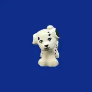New Lego Animals Rare White Curious Dalmatian Puppy Dog Minifigure 2021 Retired