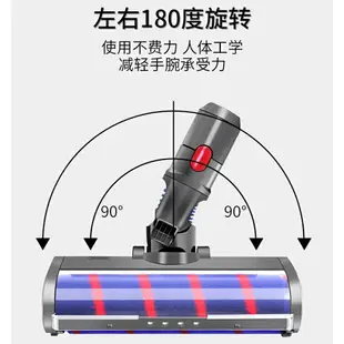 【優選百貨】適用戴森dyson V7V8V10V11吸塵器配件吸頭SV12SV15軟絨電動刷頭地板吸頭地刷