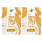 Dove Plant-Based Beauty Bar Soap, Glow Booster, Turmeric Milk & Lemon Drop, 5 OZ