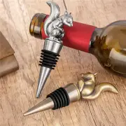 Portable Metal Squirrel Wine Stopper Bottle Stoppers for Wine Saver Accessory