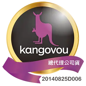 美國 Kangovou 小袋鼠不鏽鋼安全平板餐盤-奶油橘【紫貝殼】