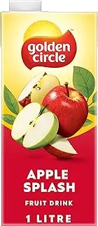 Golden Circle Apple Splash Fruit Drink Flavoured Tetra Drink Carton No Artificial Colours, Flavours or Preservatives 1L