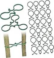 Plants Support Clips Multi-Purpose Use 100pcs Vine Support Ties for Secure Fixation Easy Plant Training
