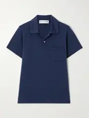 [Comme des Garçons GIRL] Comme des Garçons GIRL - Jersey Polo Shirt - Navy - 3 3 Blue