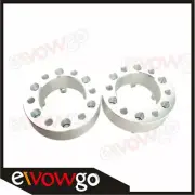 US 2PCS 6x139mm / 6x5.5'' Wheel Spacers 2" 51mm Thick 14x1.5 Studs 6lug Silver
